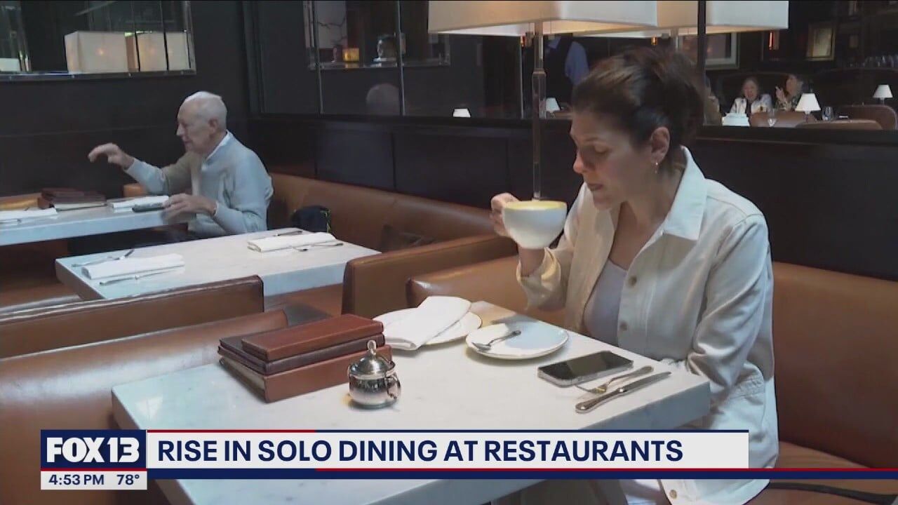 Rise in solo dining at restaurants